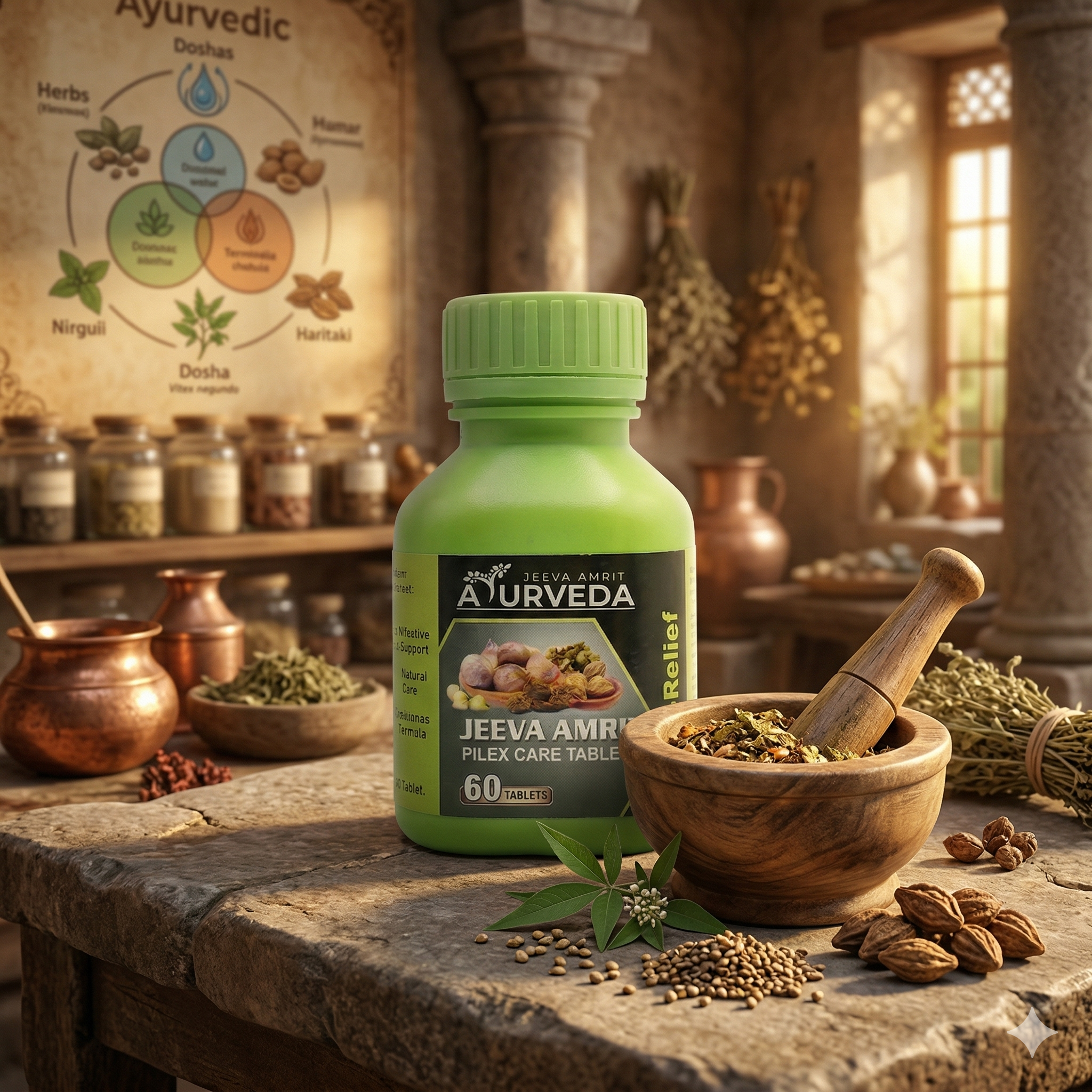 Jeeva Amrit Piles Care Tablets